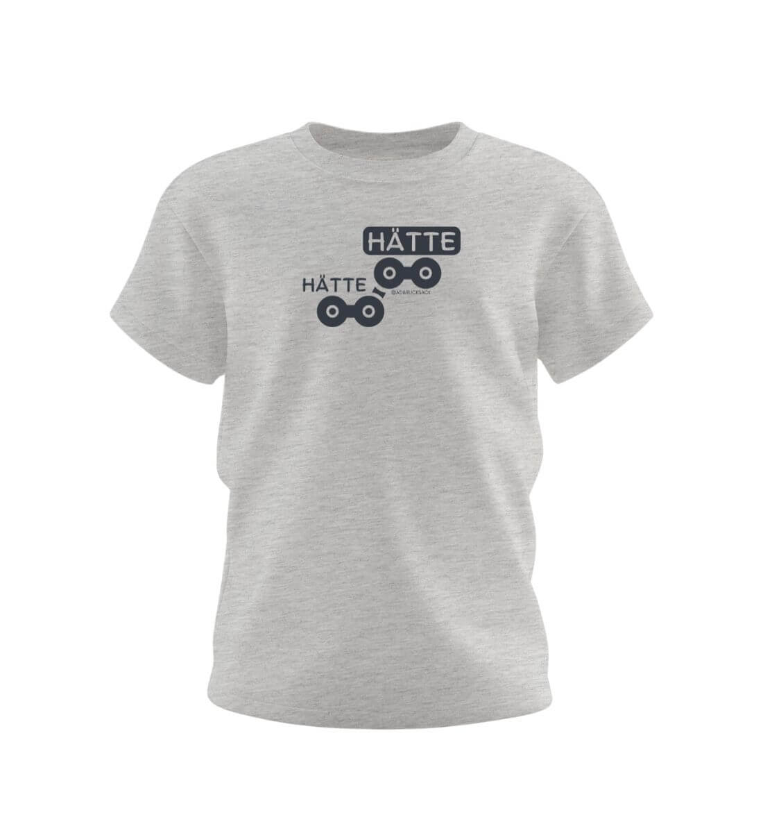 Fahrrad Hätte Kids | Kinder Premium Organic T-Shirt in Heather Grey von Rad&Rucksack