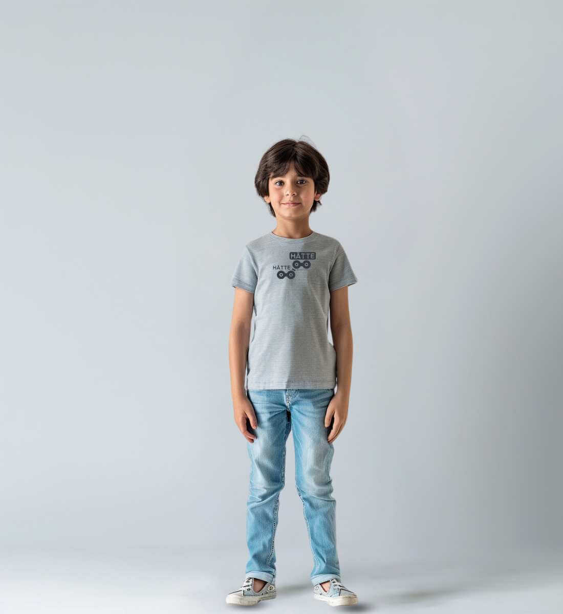 Fahrrad Hätte Kids | Kinder Premium Organic T-Shirt von Rad&Rucksack - weitere Modelansicht 2