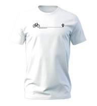 Fahrrad T-Shirt Herren Weiß (White) – Produktbild (100% Bio-Baumwolle) von Rad&Rucksack