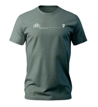 Fahrrad T-Shirt Herren Detail & Material – Detailaufnahme (100% Bio-Baumwolle) von Rad&Rucksack