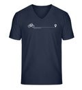 Fahrrad | Herren V-Neck Premium Organic T-Shirt