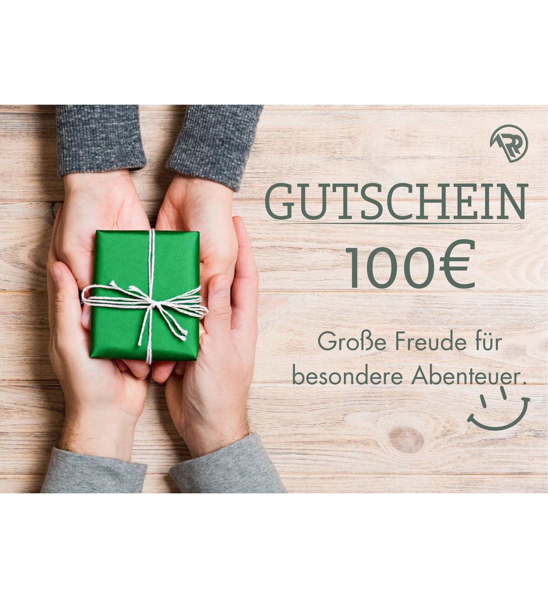 Geschenkgutscheine - Geschenkideen die Freude machen! 100,00 € von Rad&Rucksack - am Model präsentiert