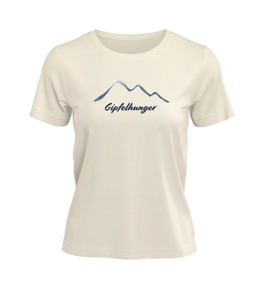Gipfelhunger | Damen Premium Organic T-Shirt in Natural Raw von Rad&Rucksack