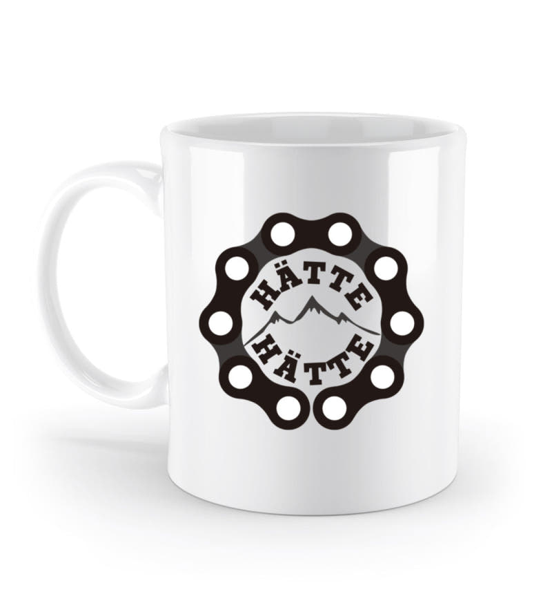 Hätte Hätte | Kaffeetasse in Weiß von Rad&Rucksack