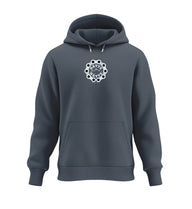 Hätte Hätte Hoodie in Blaugrau (India Ink Grey) – Produktbild (350 g/m² Bio-Baumwolle) von Rad&Rucksack