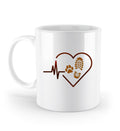 Herzschlag Hund Wandern | Kaffeetasse