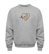 Herzschlag Hund Wandern | Unisex Organic Pullover