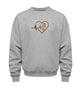 Herzschlag Hund Wandern | Unisex Organic Pullover
