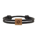 Hund Pfote | Nussholz Paracord Armband