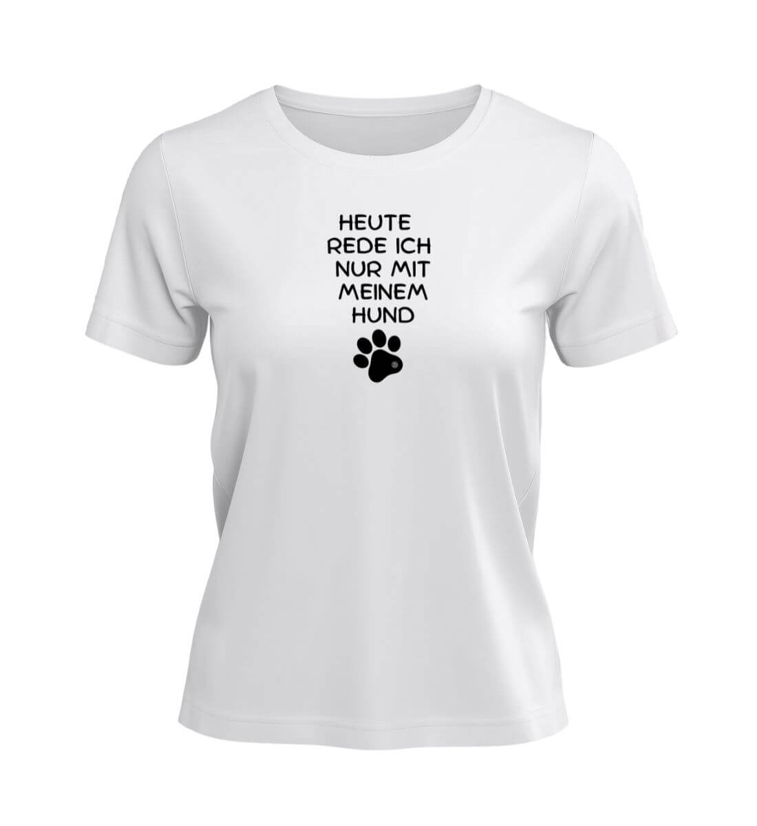 Hunde Spruch | Damen Premium Organic T-Shirt in White von Rad&Rucksack