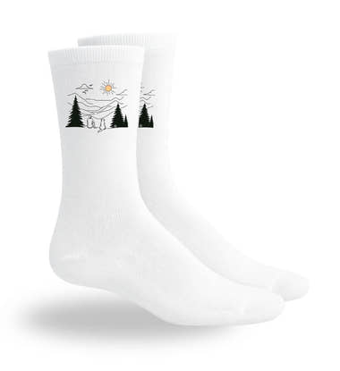 Hundepapa Sportsocken – Modelbild (atmungsaktives Mesh-Fußbett) von Rad&Rucksack