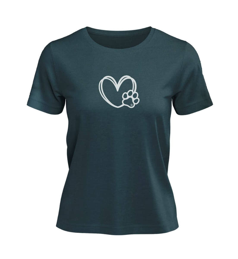 Hundverliebt | Damen Premium Organic T-Shirt in Stargazer von Rad&Rucksack