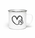 Hundverliebt | Emaille Tasse