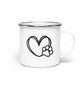 Hundverliebt | Emaille Tasse