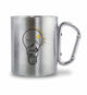 Ich brenne dafür | Edelstahltasse mit Karabinergriff