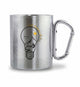 Ich brenne dafür | Edelstahltasse mit Karabinergriff