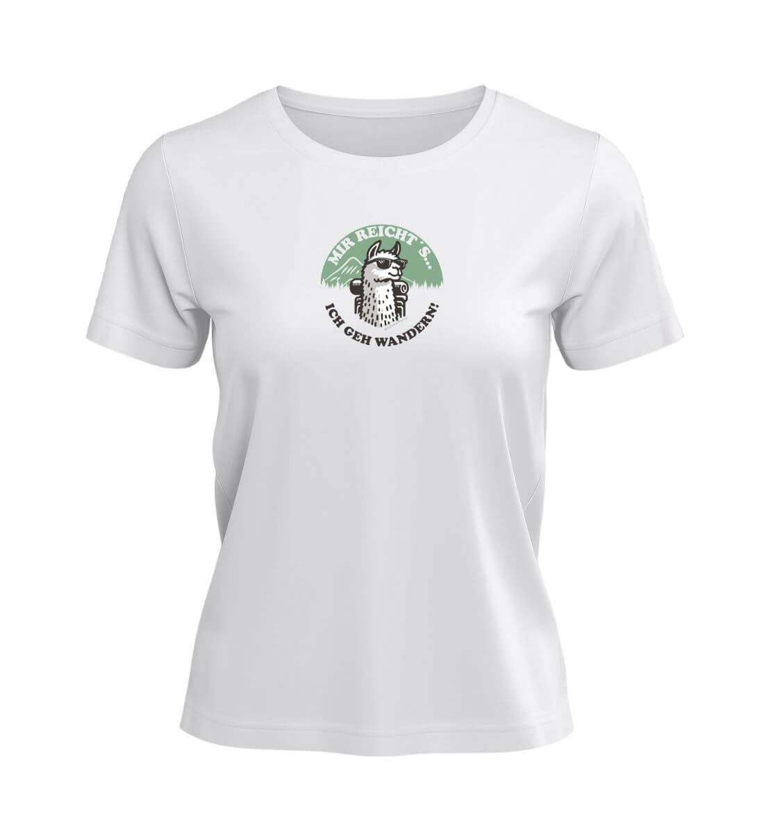 Ich geh wandern | Damen Premium Organic T-Shirt in White von Rad&Rucksack