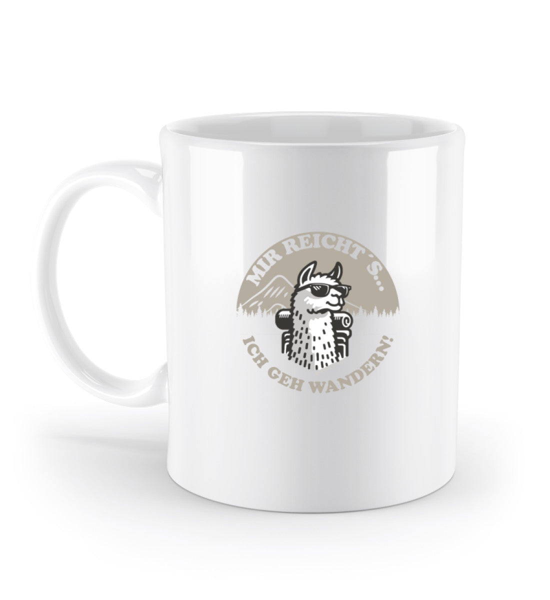 Ich geh wandern | Kaffeetasse in Weiß von Rad&Rucksack
