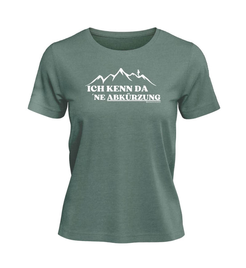 Kenn da ne Abkürzung | Damen Premium Organic T-Shirt in Green Bay von Rad&Rucksack