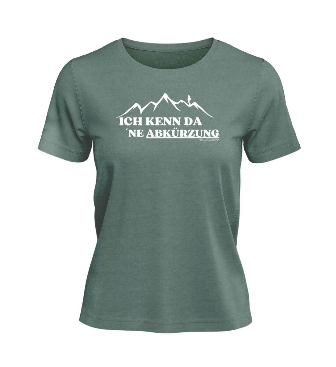 Kenn da ne Abkürzung | Damen Premium Organic T-Shirt in Green Bay von Rad&Rucksack