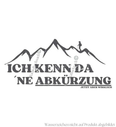 Kenn Da Ne Abkürzung T-Shirt Damen Detail & Material – Detailaufnahme (100% Bio-Baumwolle) von Rad&Rucksack