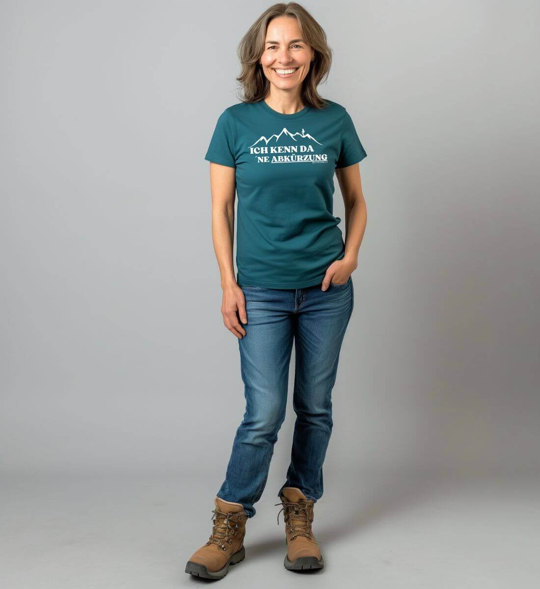 Kenn da ne Abkürzung | Damen Premium Organic T-Shirt von Rad&Rucksack - weitere Modelansicht 2