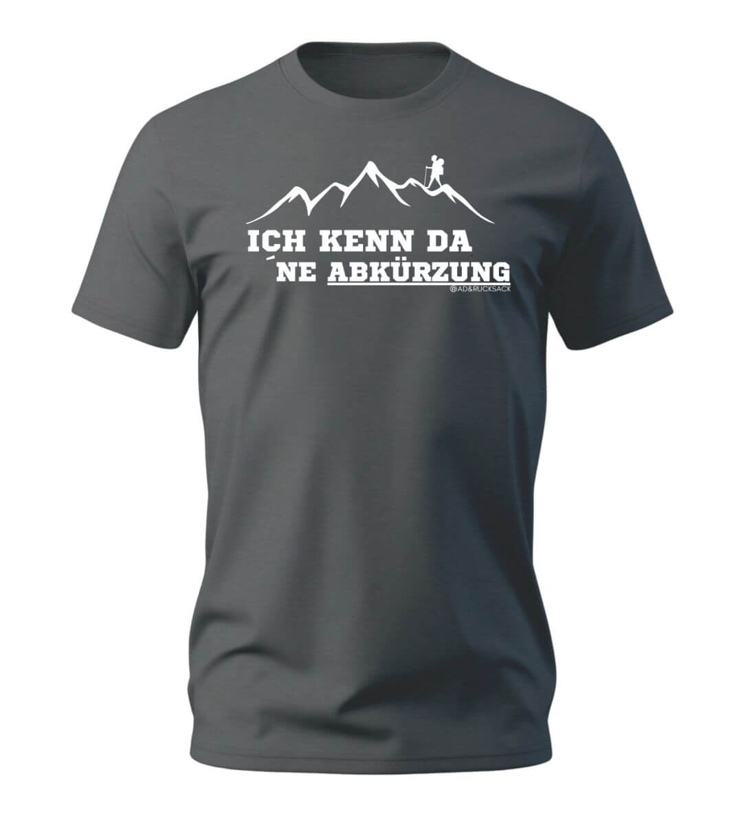 Kenn da ne Abkürzung | Herren Premium Organic T-Shirt in Anthracite von Rad&Rucksack