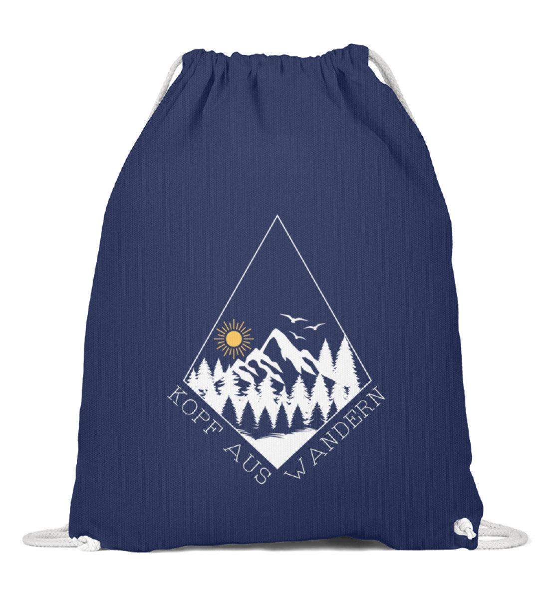 Kopf aus | Baumwoll Gymsac in French Navy von Rad&Rucksack