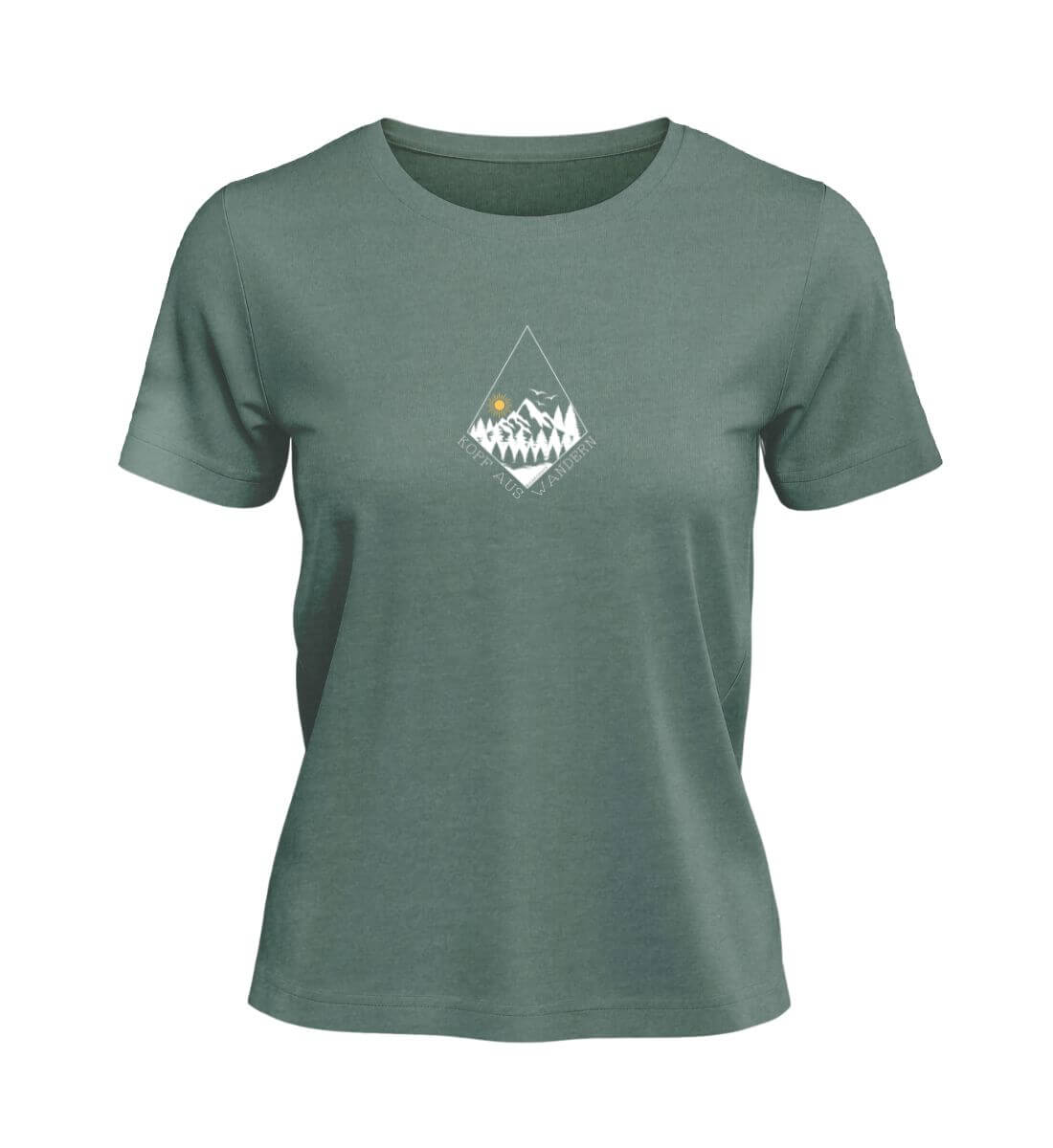 Kopf aus | Damen Premium Organic T-Shirt in Green Bay von Rad&Rucksack