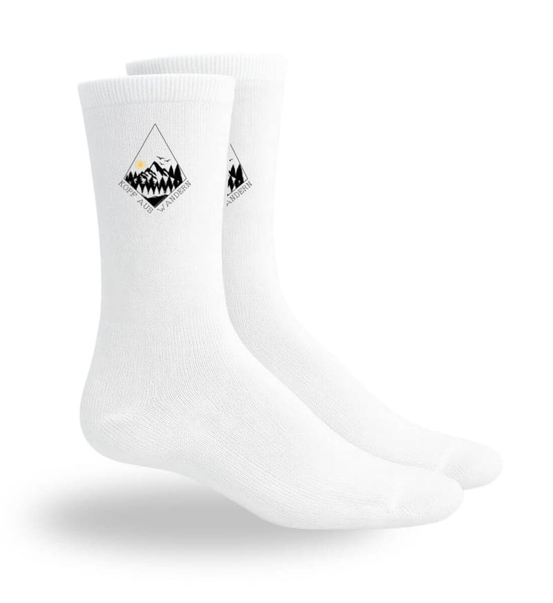 Kopf aus | Sport Socken von Rad&Rucksack - am Model präsentiert