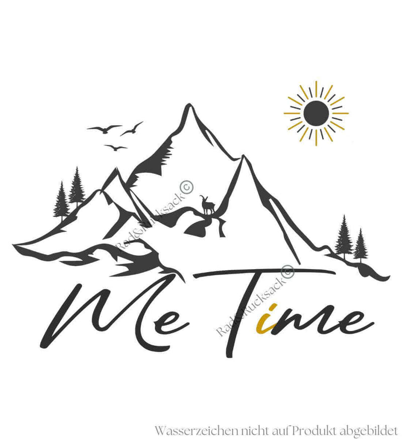 Me Time | Damen Premium Organic T-Shirt von Rad&Rucksack - Detailansicht