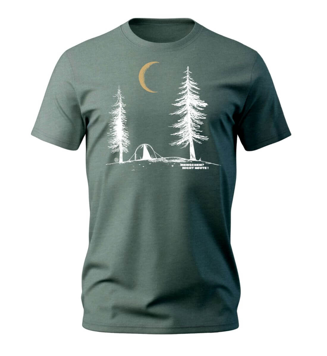 Menschen? Nicht heute! | Herren Premium Organic T-Shirt in Green Bay von Rad&Rucksack