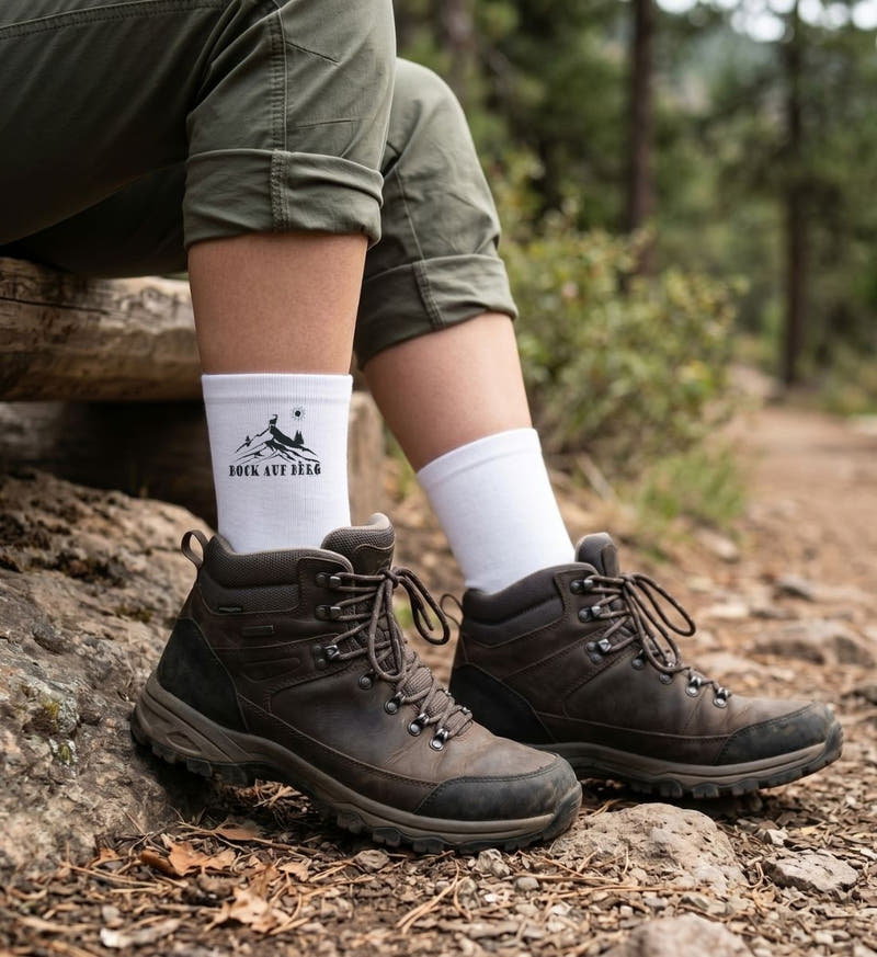 Modelbild Socken Weiß - Bock auf Berg | Sport Socken