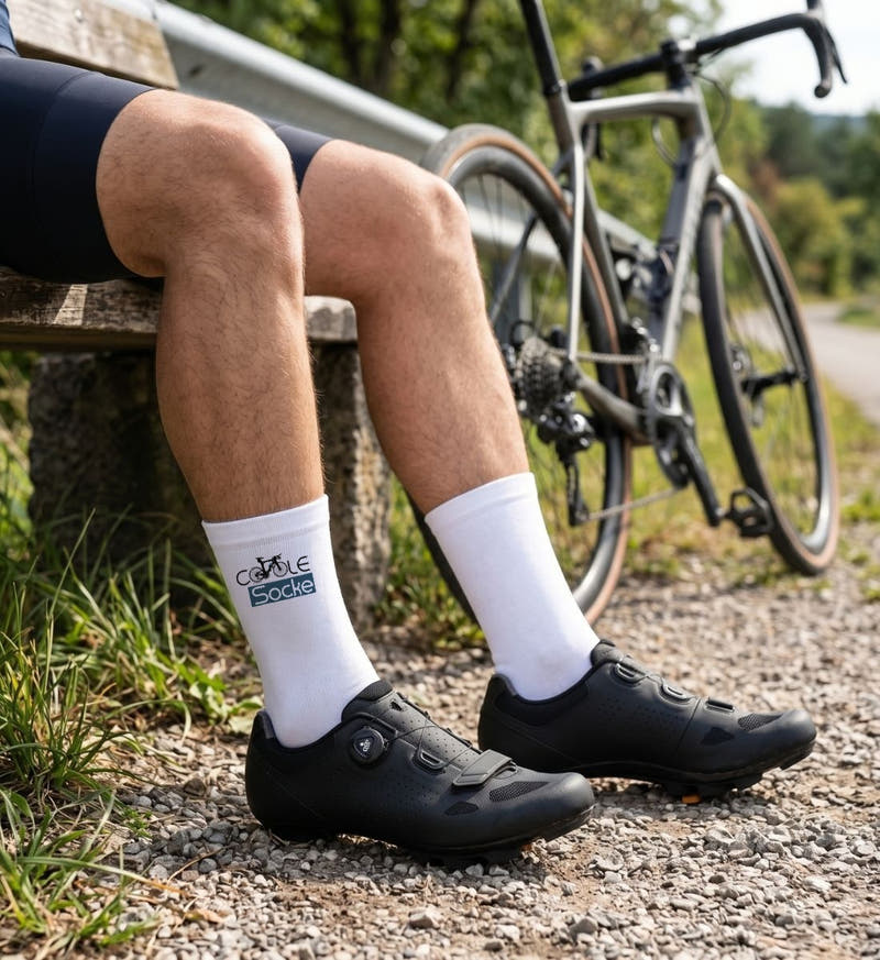 Modelbild Socken Weiß - Cool Bike Socke | Sport Socken