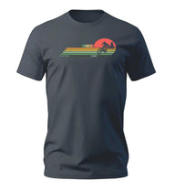 Mountain Bike T-Shirt Herren Blaugrau (India Ink Grey) – Produktbild (100% Bio-Baumwolle) von Rad&Rucksack