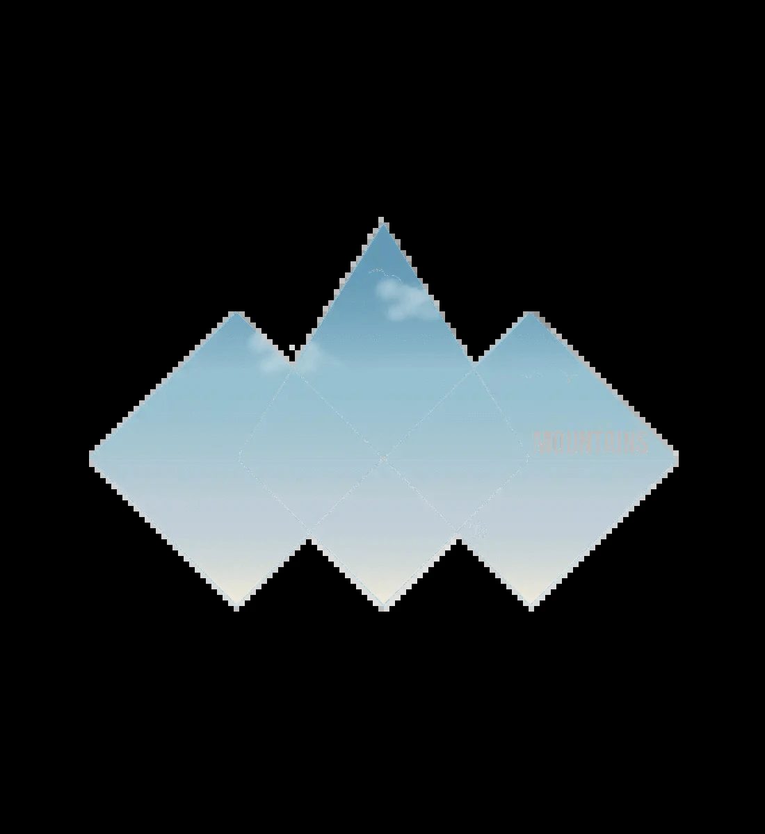 Mountain | Herren V-Neck Premium Organic T-Shirt von Rad&Rucksack - weitere Modelansicht 2