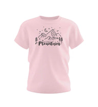 Move Mountains Kids | Kinder Premium Organic T-Shirt in Cotton Pink von Rad&Rucksack