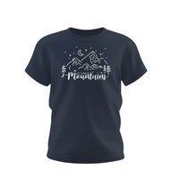 Move Mountains Kids | Kinder Premium Organic T-Shirt in French Navy von Rad&Rucksack
