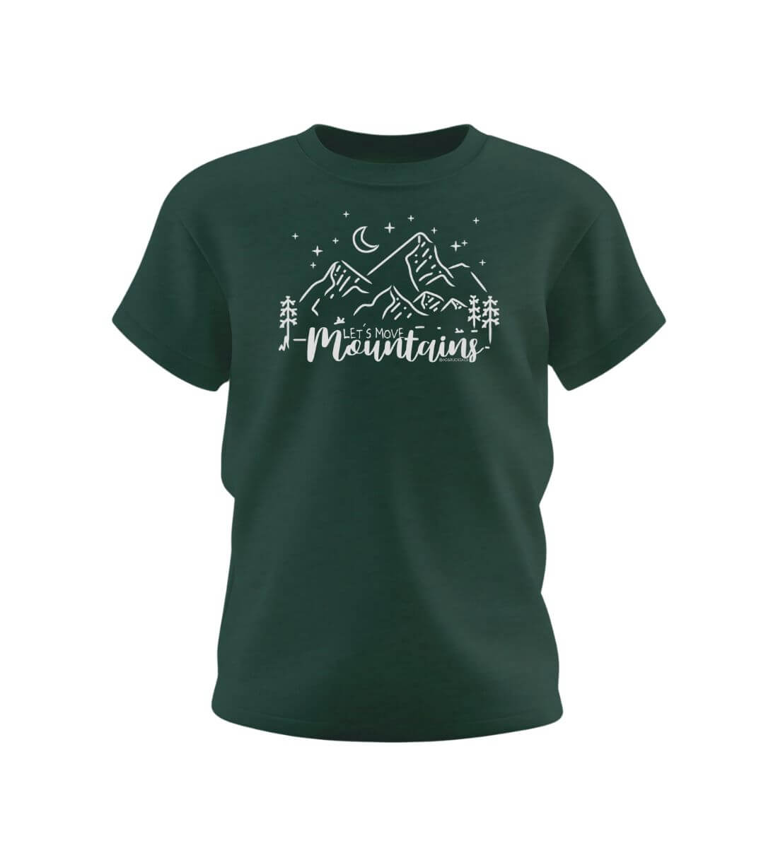 Move Mountains Kids | Kinder Premium Organic T-Shirt in Glazed Green von Rad&Rucksack