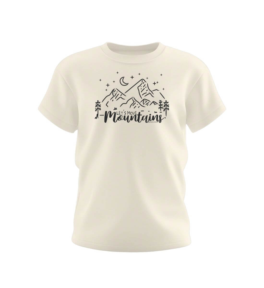 Move Mountains Kids | Kinder Premium Organic T-Shirt in Natural Raw von Rad&Rucksack