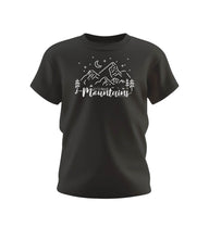 Move Mountains Kids | Kinder Premium Organic T-Shirt in Schwarz von Rad&Rucksack