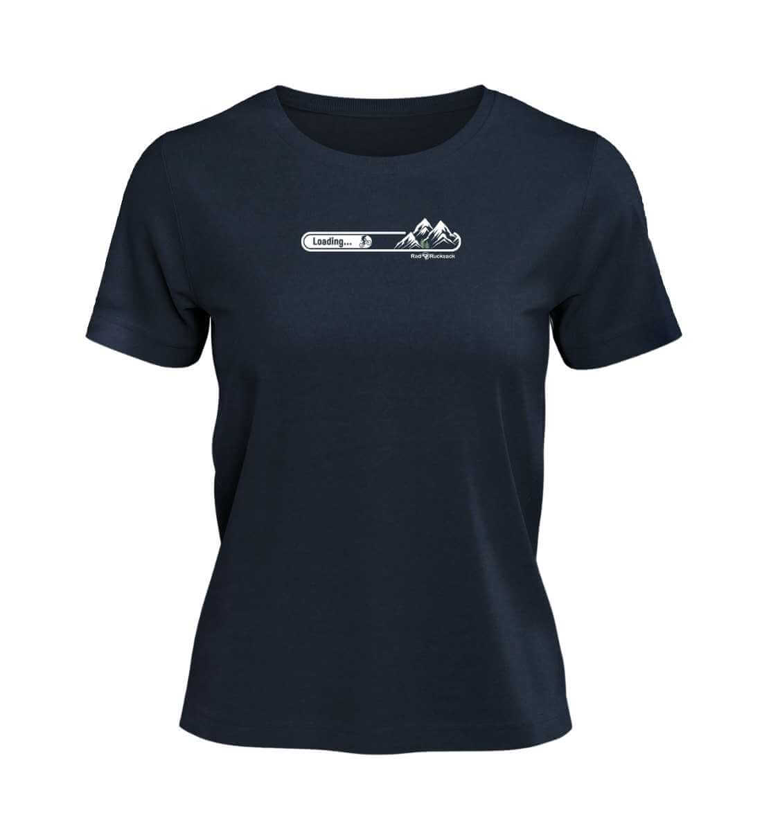 MTB Loading | Damen Premium Organic T-Shirt in French Navy von Rad&Rucksack