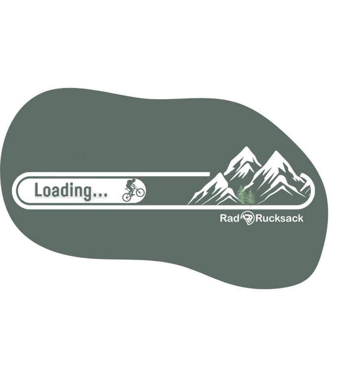 MTB Loading | Unisex Organic Hoodie von Rad&Rucksack - weitere Modelansicht 2