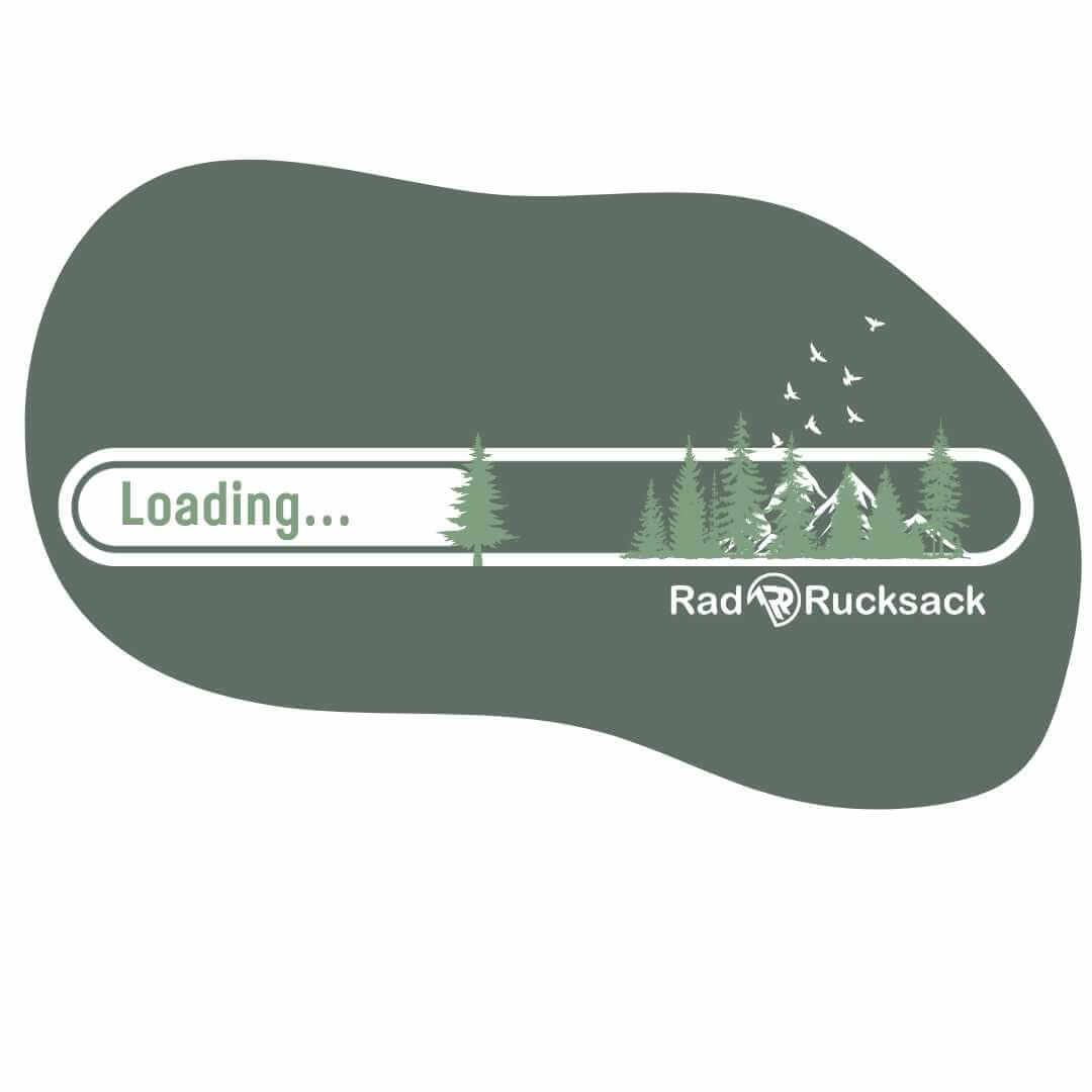Natur Loading | Herren V-Neck Premium Organic T-Shirt von Rad&Rucksack - weitere Modelansicht 2