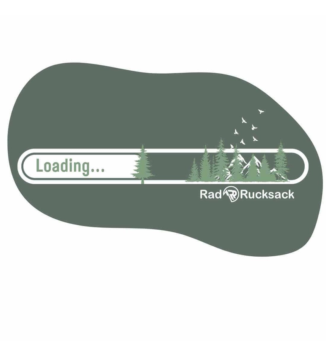 Natur Loading | Herren V-Neck Premium Organic T-Shirt von Rad&Rucksack - weitere Modelansicht 2