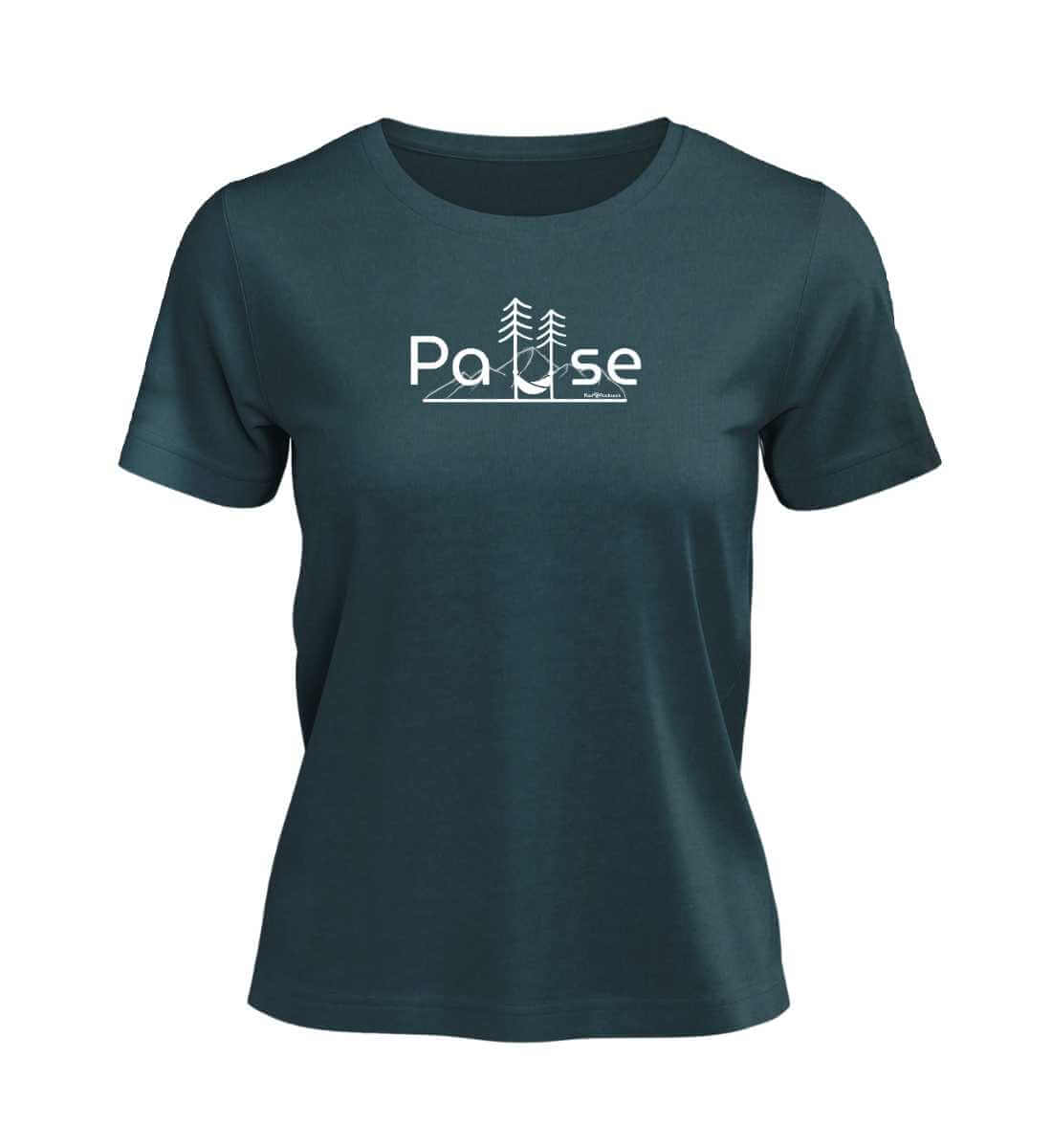 Natur Pause | Damen Premium Organic T-Shirt in Stargazer von Rad&Rucksack
