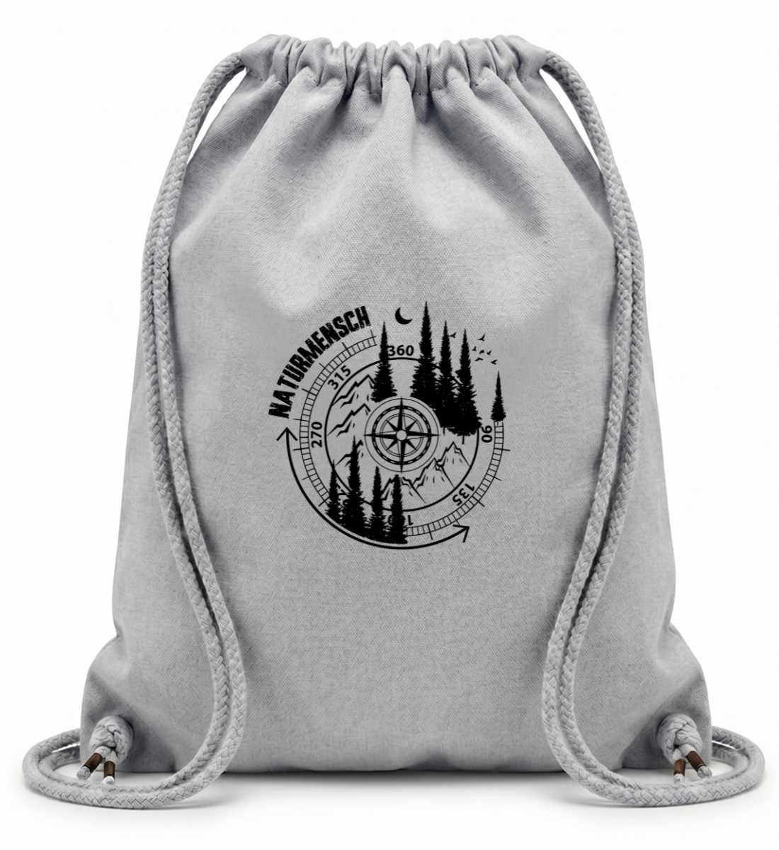 Naturmensch | Baumwoll Gymsac in Heather Grey von Rad&Rucksack