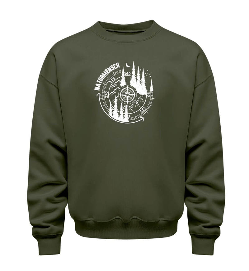 Naturmensch | Unisex Organic Pullover in Khaki von Rad&Rucksack