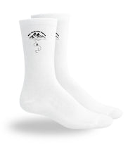 Nur Noch eine Kurve Sportsocken – Modelbild (atmungsaktives Mesh-Fußbett) von Rad&Rucksack