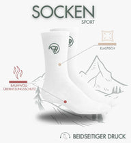 Outdoor Socken Nur Noch eine Kurve – Detailaufnahme (atmungsaktives Mesh-Fußbett) von Rad&Rucksack